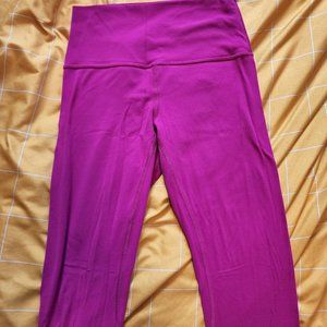 Lululemon Align 28 inch in size 6 - Bright Pink/Fuschia
